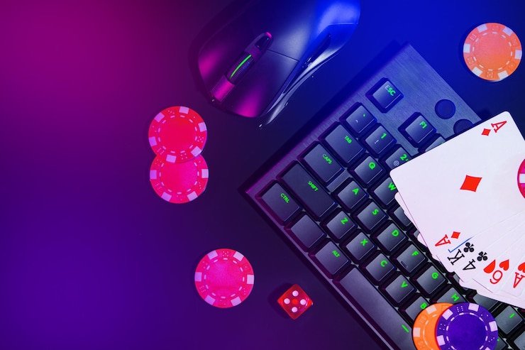 Tim Wild Rift merayakan kemenangan di panggung Tim Wild Rift profesional merayakan kemenangan di panggung